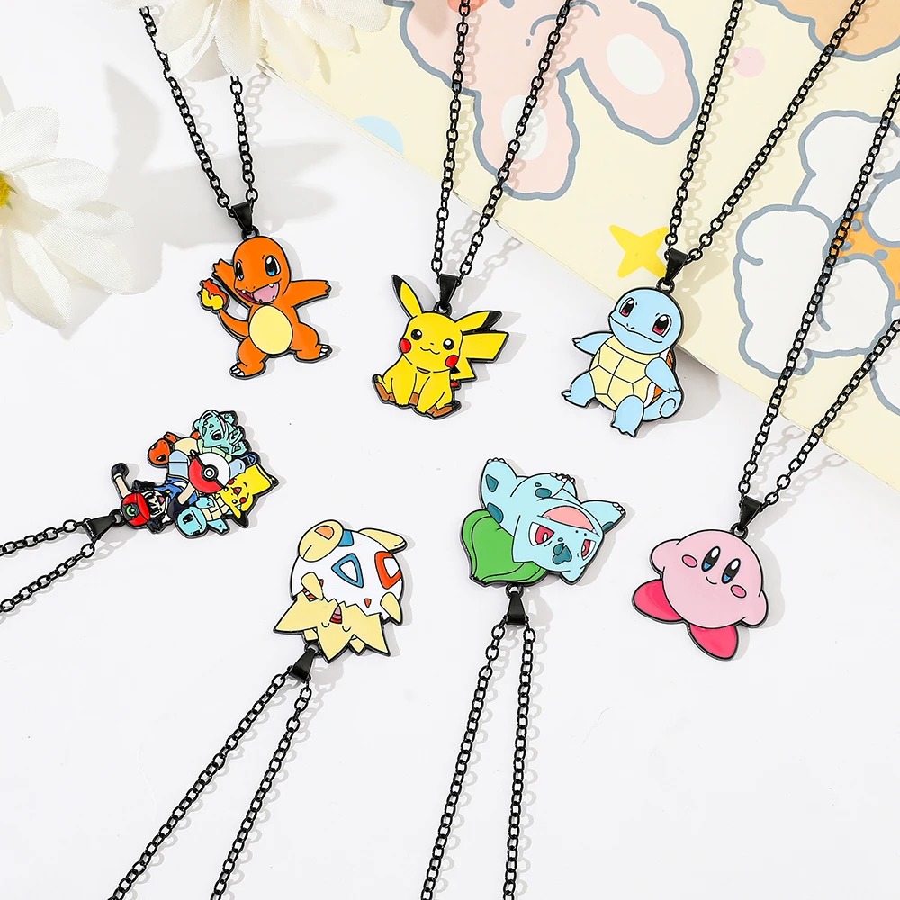 Anime Cosplay Pokemon - Mainan Logam Anime Pokemon, Figur Lucu,