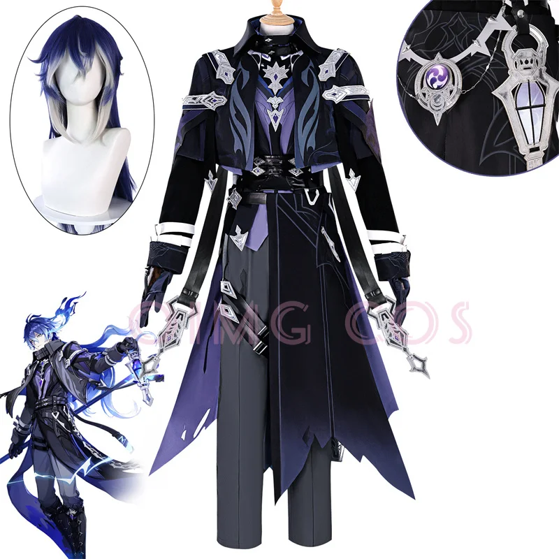 Anime Cosplay Wigs - Kostum Cosplay Genshin Impact Flins Wig