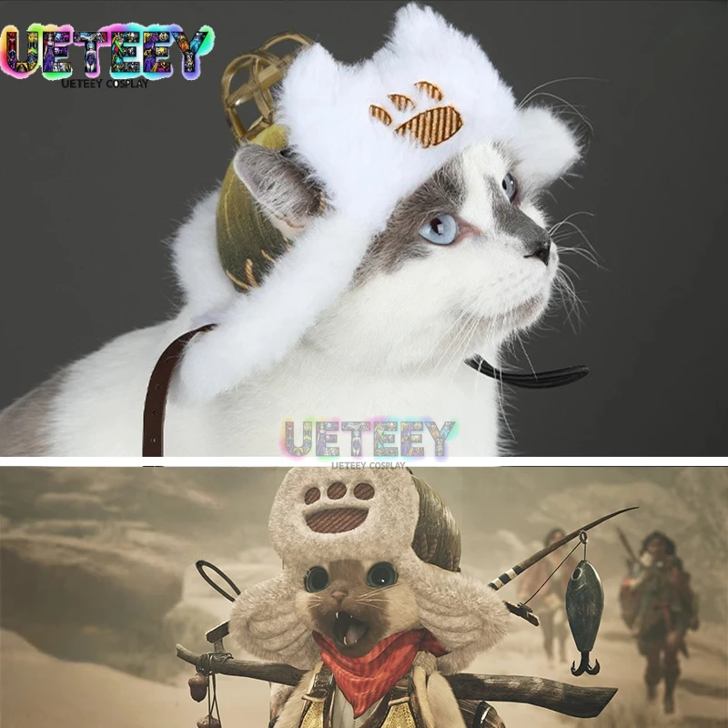 Anime Cosplay Long Hair - Topi Cosplay UETEEY Athos Monster Hunter
