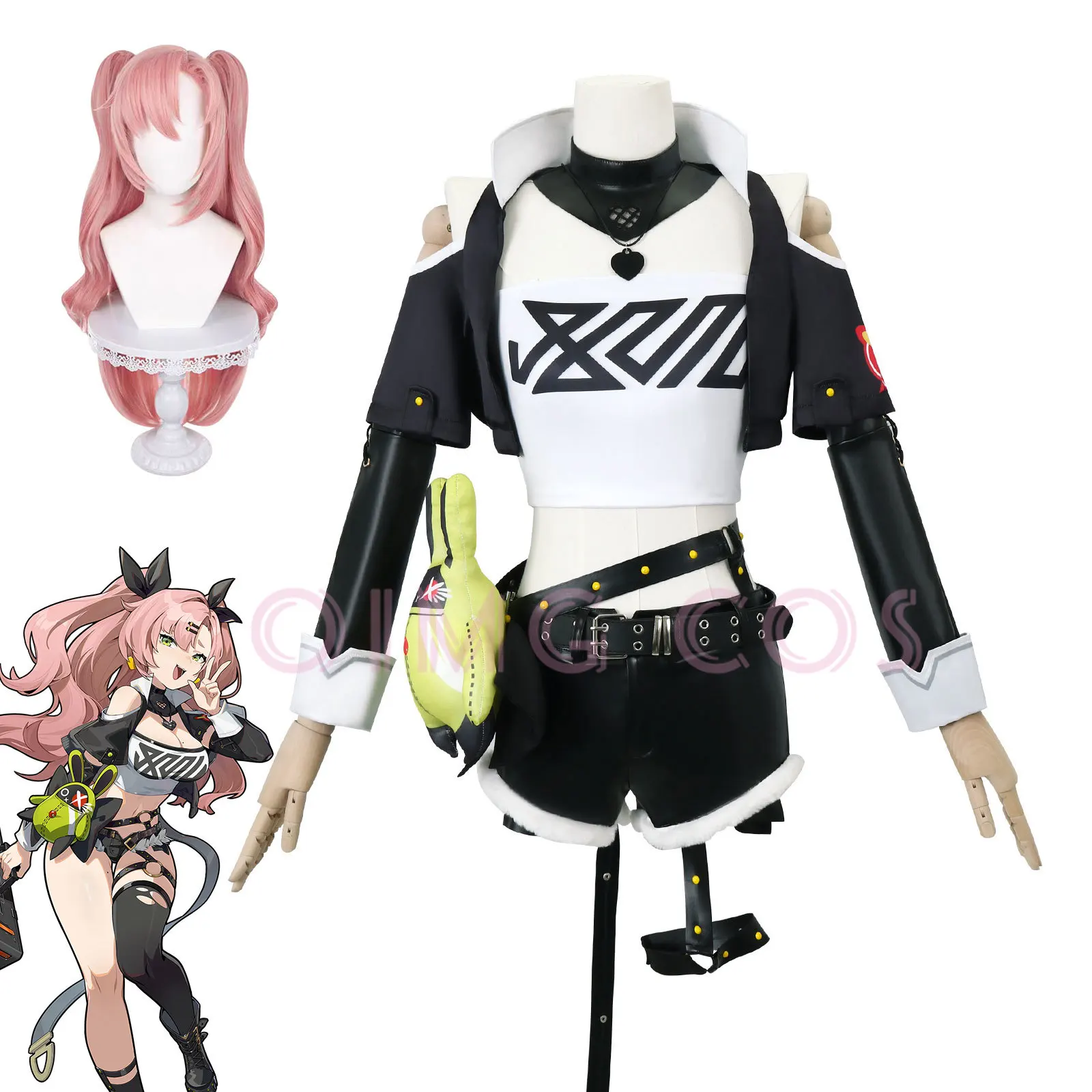 Anime Cosplay Wigs - Nicole Demara Zenless Zone Zero Kostum