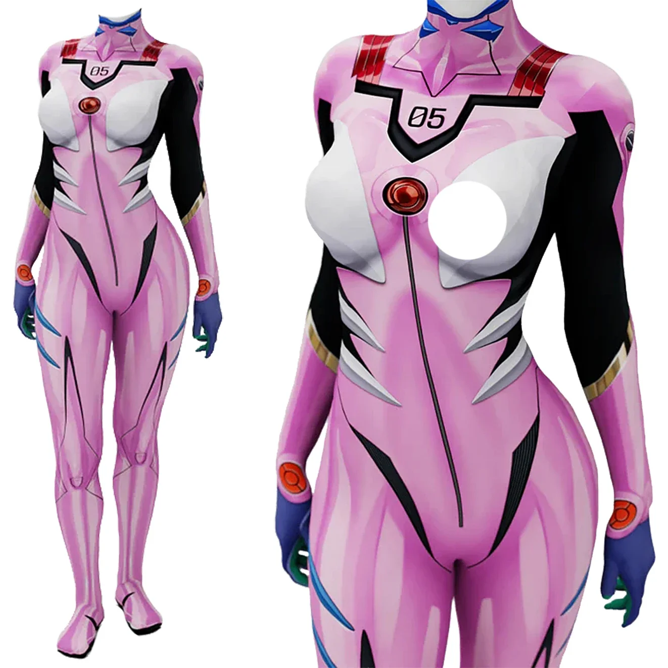 Anime Cosplay Girl - Kostum Cosplay Anime EVA 05 Makinami