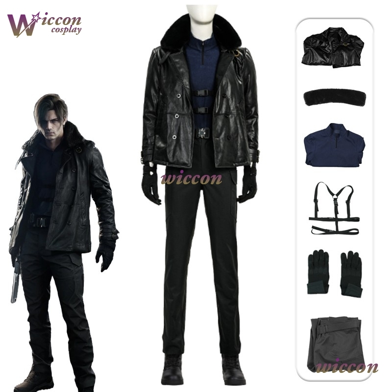 Anime Cosplay Yor - Kostum Cosplay Leon·S·Kennedy dari Resident Evil,