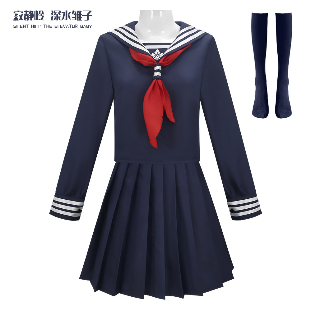 Anime Cosplay Yor - Kostum Cosplay Game Hinako Shimizu Seragam