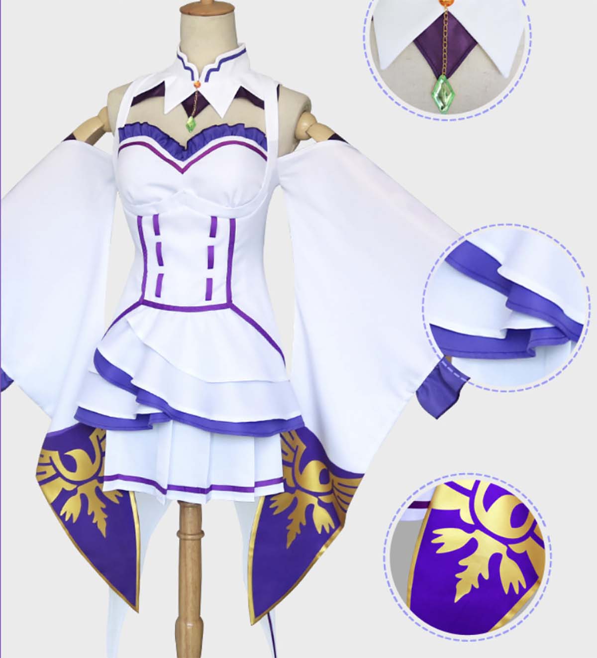 Re Zero Rem Wig - Halloween Anime Re:Life In a Different