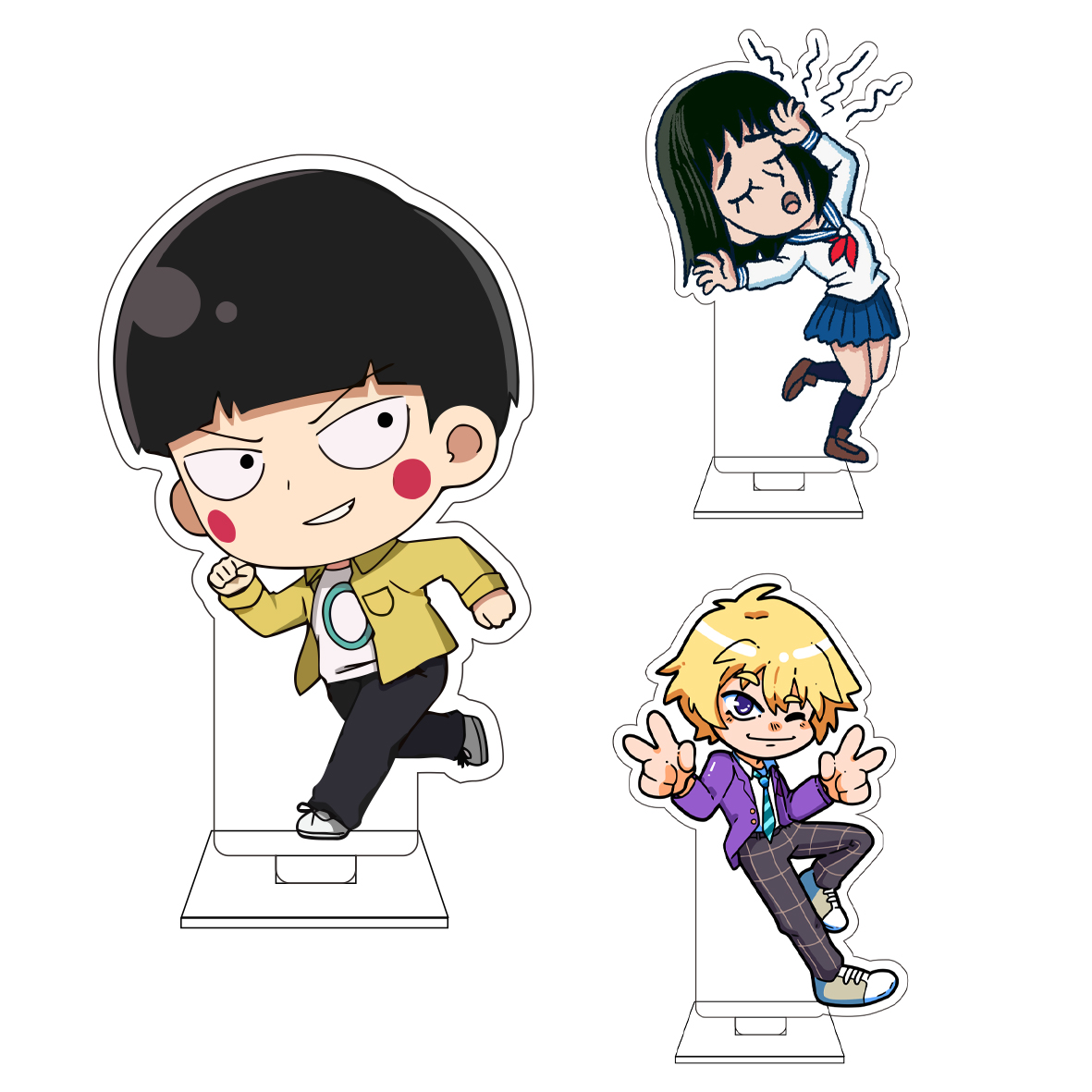 10CM Anime Mobu Saiko Hyaku Co - Anime Cosplay Cute ulasan dan harga