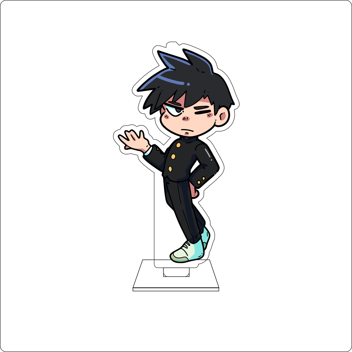 10CM Anime Mobu Saiko Hyaku Co - Anime Cosplay Cute ulasan dan harga