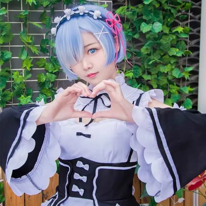 Anime Re:zero Kara Hajimeru Is - Re Zero Rem Wig ulasan dan harga