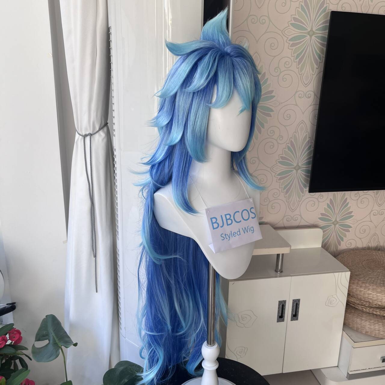 [Wig Bergaya] Wig Cosplay Idia - Anime Cosplay Long Hair ulasan dan harga