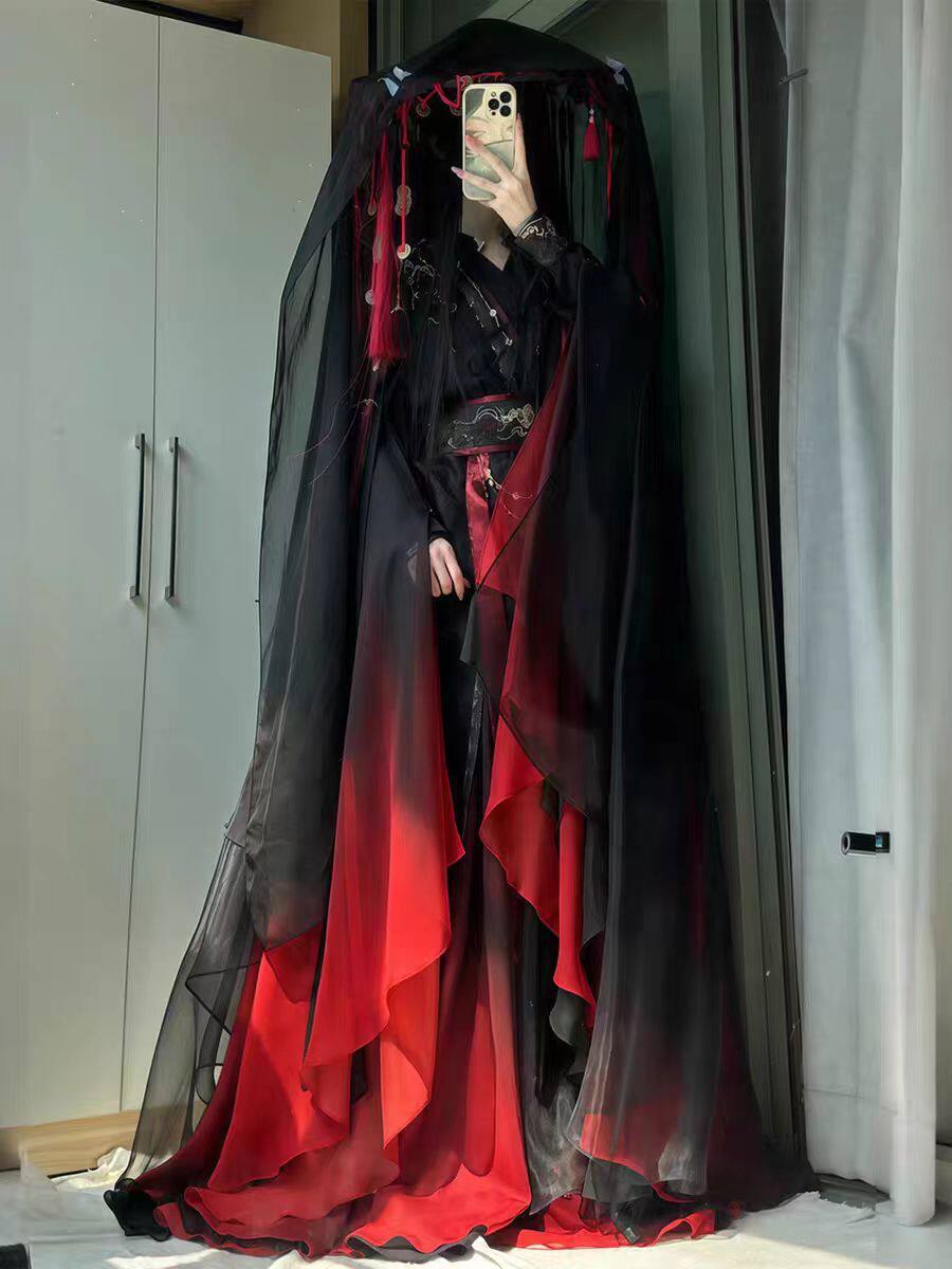 Setelan Jubah Xianxia Cina Kun - Anime Cosplay Clothes ulasan dan harga