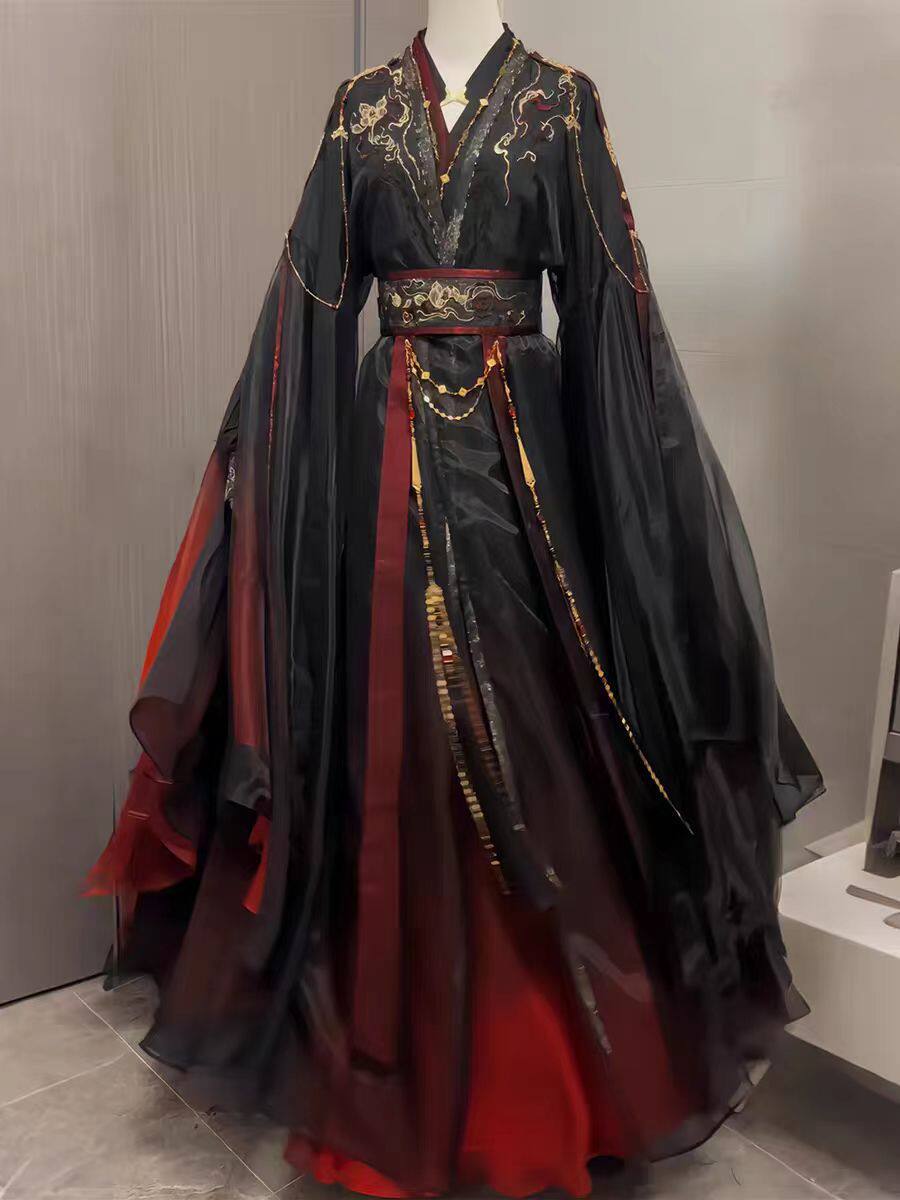 Setelan Jubah Xianxia Cina Kun - Anime Cosplay Clothes ulasan dan harga