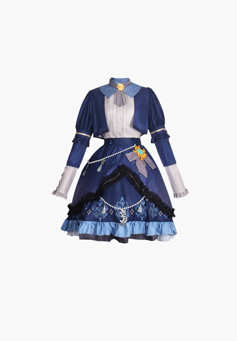 Gaun Warna-warni Bintang PJSK  - Anime Cosplay Clothes ulasan dan harga