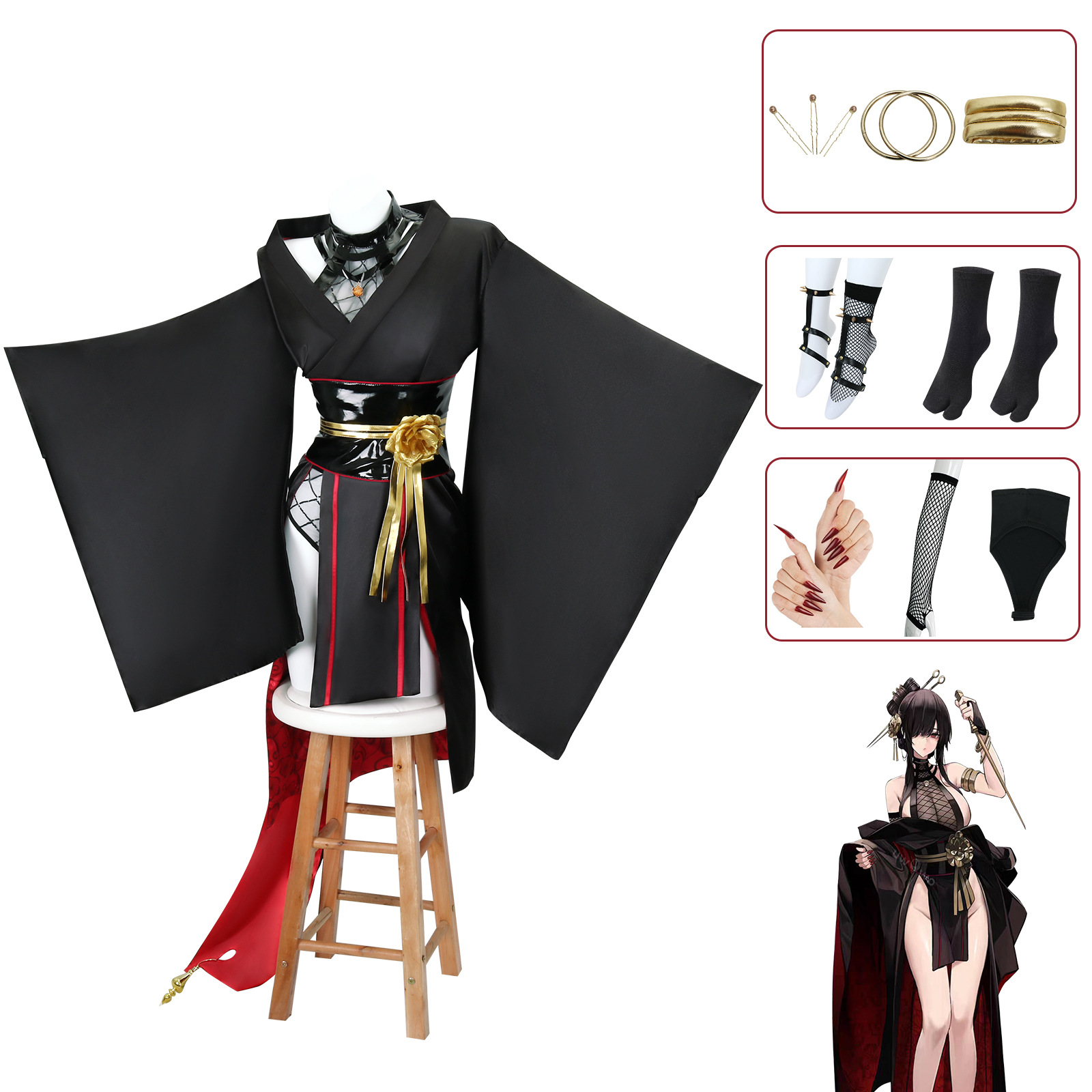 Kostum Cosplay SPY×FAMILY Yor  - Anime Cosplay Yor ulasan dan harga