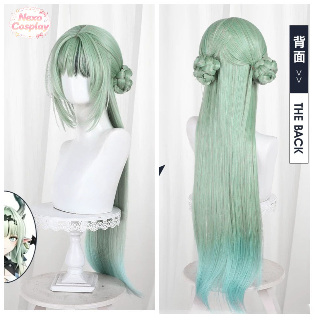 Arknights: Wig Cosplay Endfiel - Anime Cosplay Long Hair ulasan dan harga