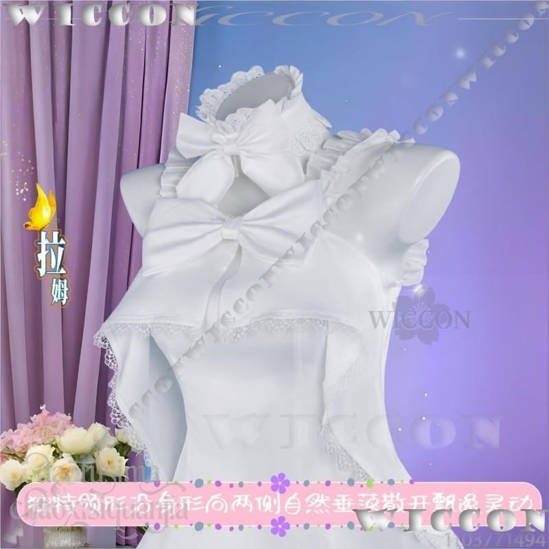 Ram Rem Sweet Angel Pure White - Re Zero Rem Wig ulasan dan harga