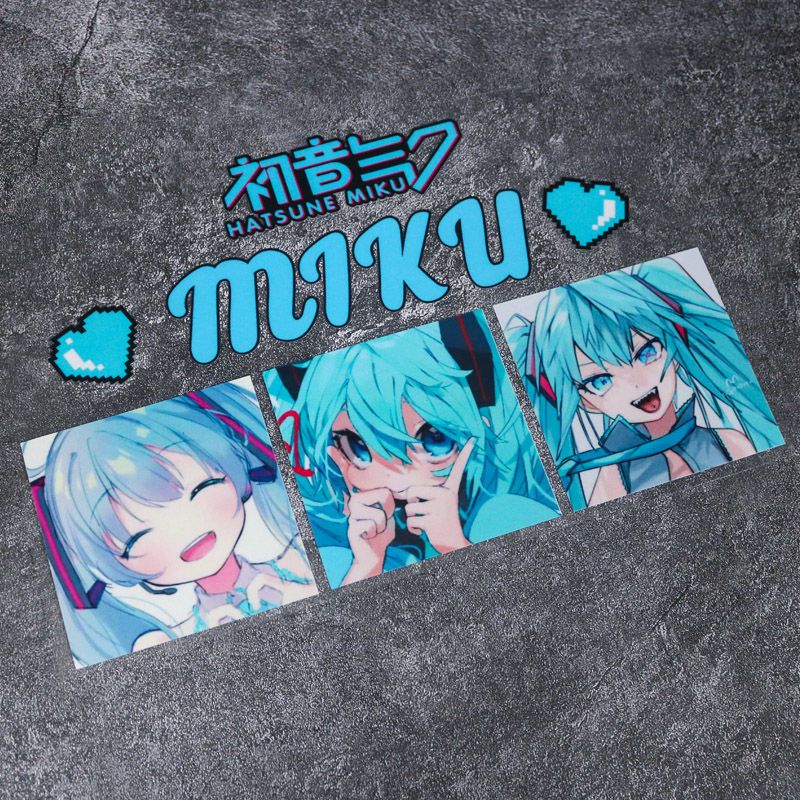 Stiker Reflektif Anime Hatsune - Anime Cosplay Cute ulasan dan harga