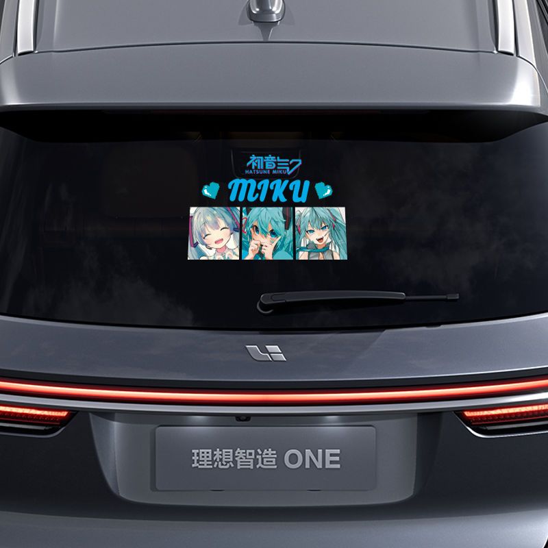 Stiker Reflektif Anime Hatsune - Anime Cosplay Cute ulasan dan harga