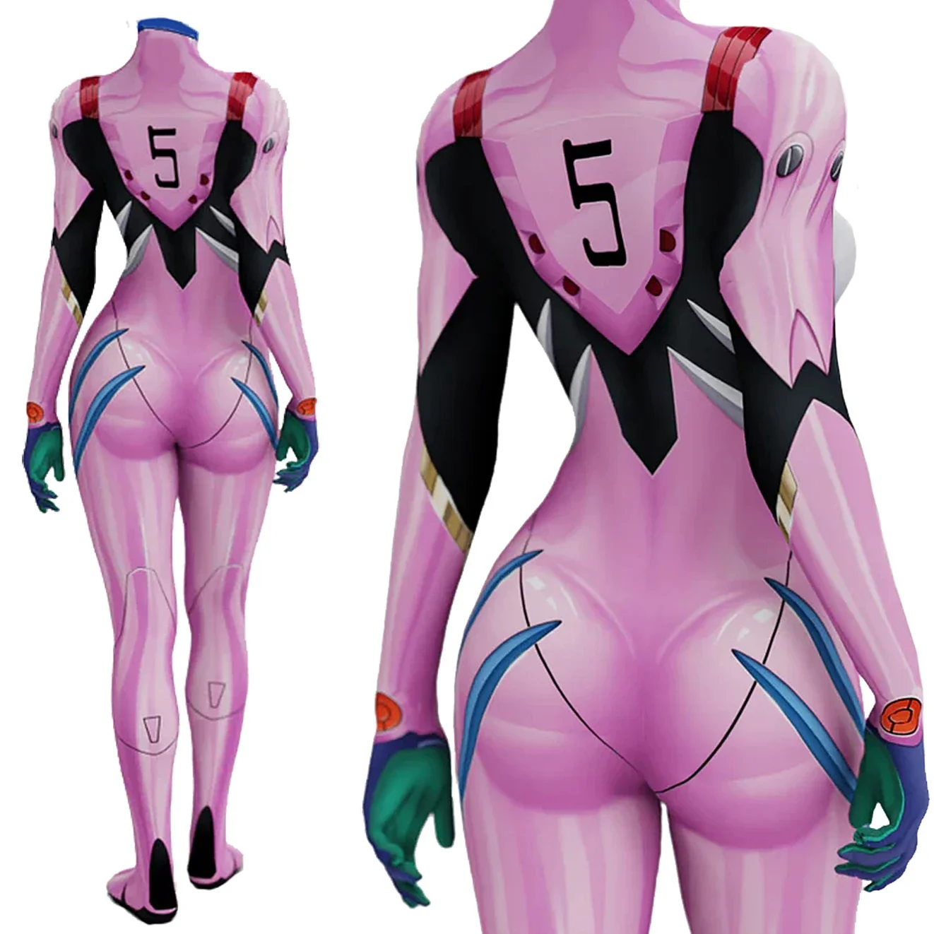 Kostum Cosplay Anime EVA 05 Ma - Anime Cosplay Girl ulasan dan harga