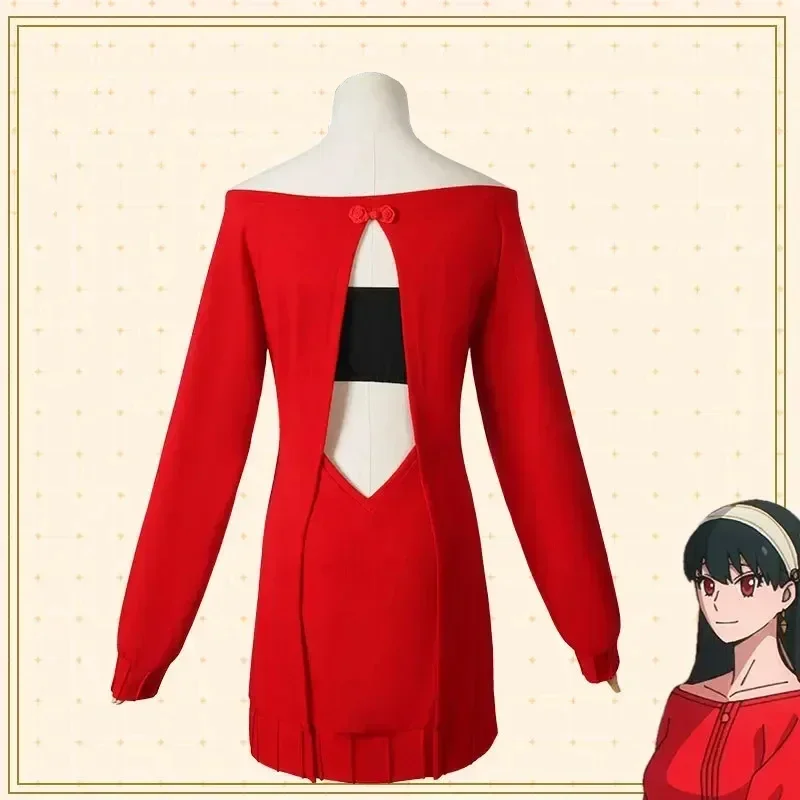 Yor Forger Cosplay Sweter Raju - Anime Cosplay Yor ulasan dan harga
