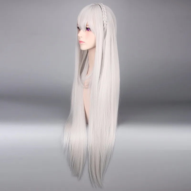 Hidup di dunia yang berbeda da - Re Zero Rem Wig ulasan dan harga