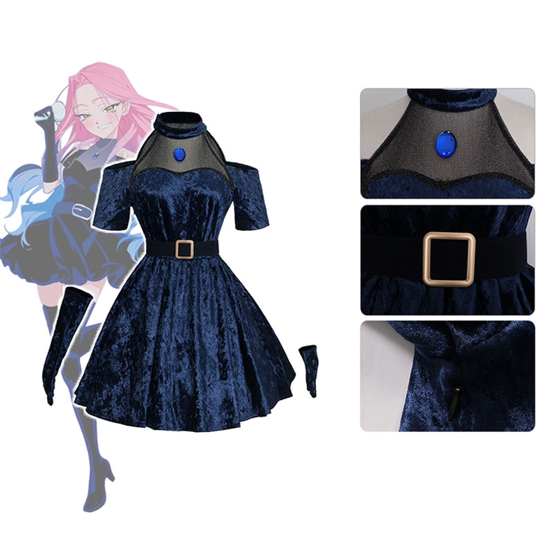 Wig Kostum Panggung Alien Anim - Anime Cosplay Long Hair ulasan dan harga