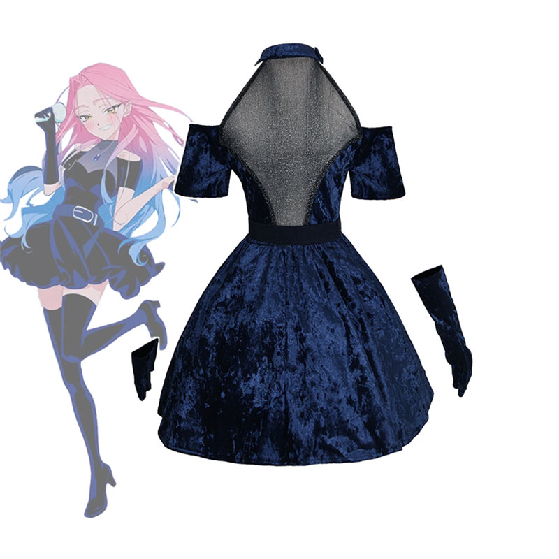 Wig Kostum Panggung Alien Anim - Anime Cosplay Long Hair ulasan dan harga