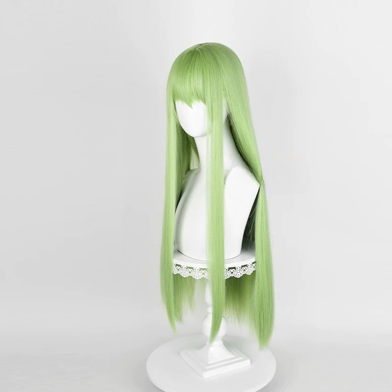 Wig Hijau Cosplay Anime CC, Wi - Anime Cosplay Long Hair ulasan dan harga