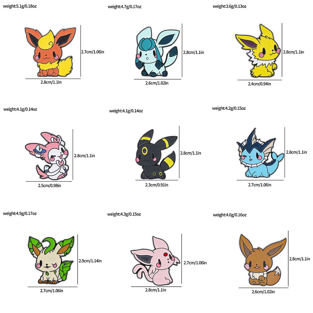 Pin Enamel Pokemon Eevee Lucu  - Anime Cosplay Pokemon ulasan dan harga