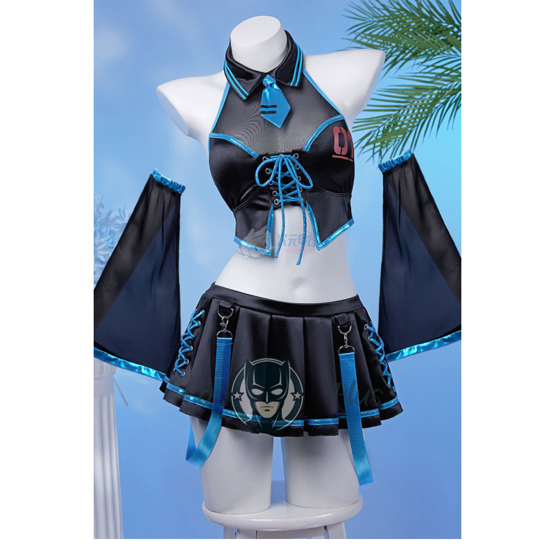 Kostum Cosplay Anime Game Miku - Anime Cosplay Girl ulasan dan harga