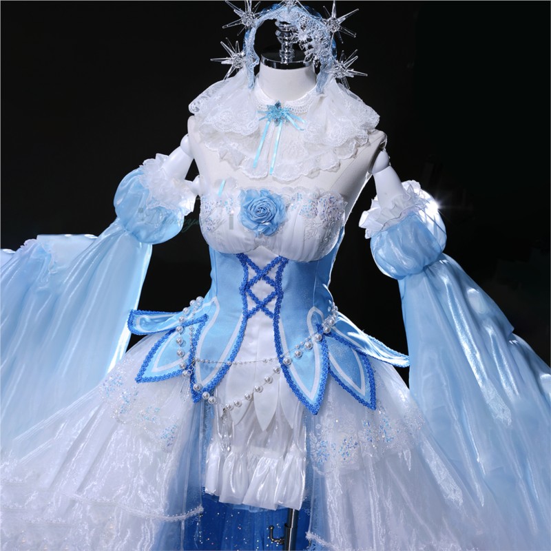 Kostum Halloween Dewasa Anime  - Re Zero Rem Wig ulasan dan harga